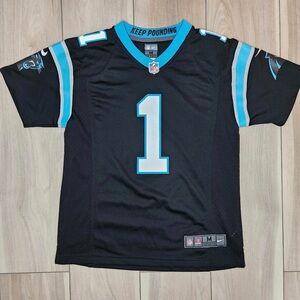 Cam Newton #1 Carolina Panthers NFL Nike On Field Football Jersey Youth Size M